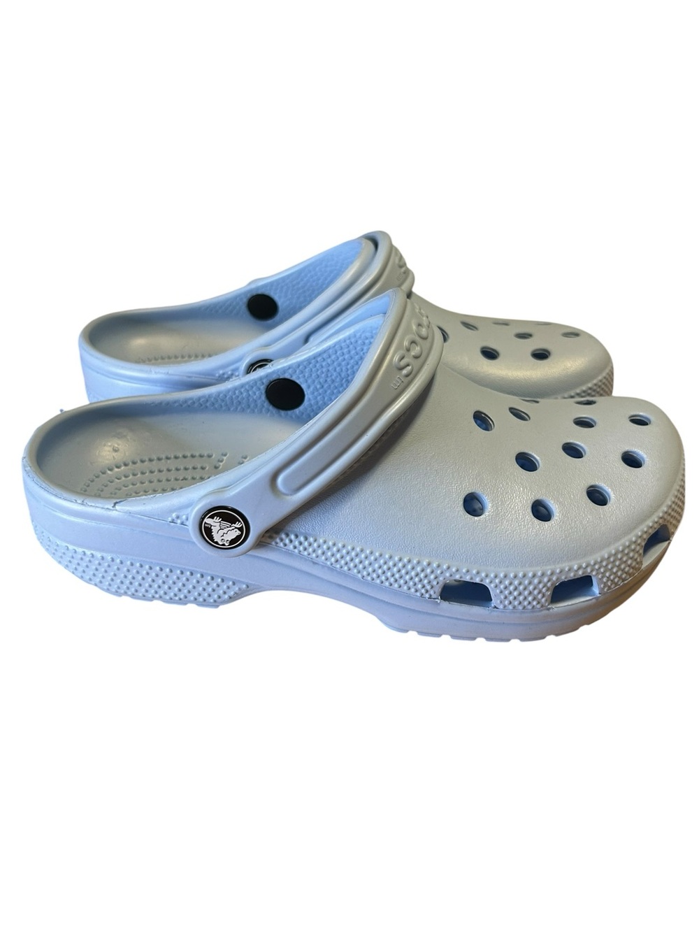 CROCS Unisex Classic Clog in Light Blue W7 M5 NWOT